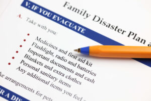 disaster plan to keep your family safe in a disaster